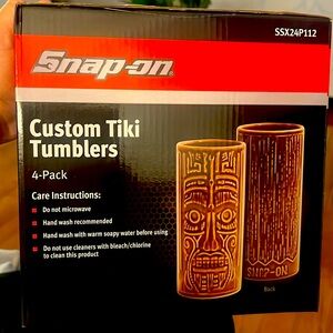 SNAP-ON COLLECTOR TIKI 20 oz. Tumblers.
